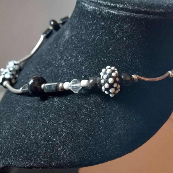 Vintage Lamp Work Necklace - Picture 3 of 11